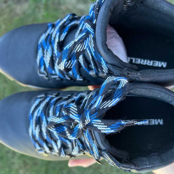 Merrell women’s Alpine hiking ankle black women’s boots Sz-6.5. A - Picture 6 of 13